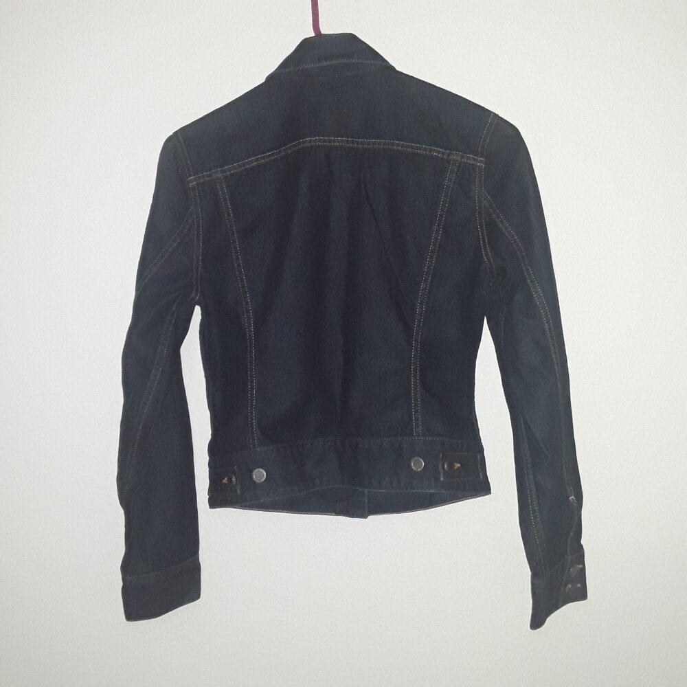 Ladies Lucky Brand, Small 2 side pockets,2 front pockets, button up short jacket - Picture 3 of 4